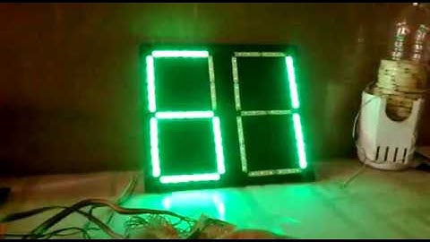 Up Down Counter Project using 8051 Microcontroller with 7segment LED Strip Common Anoda 12 V