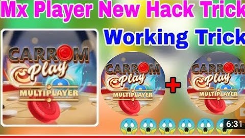 How to hack MX player carrom game multiplayer!!!! new hack trick !!