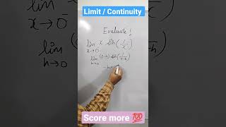 Limit/Continuity #mathstricks #limit #continuity #important #ssc #competitive #bca #bba #class #cuet