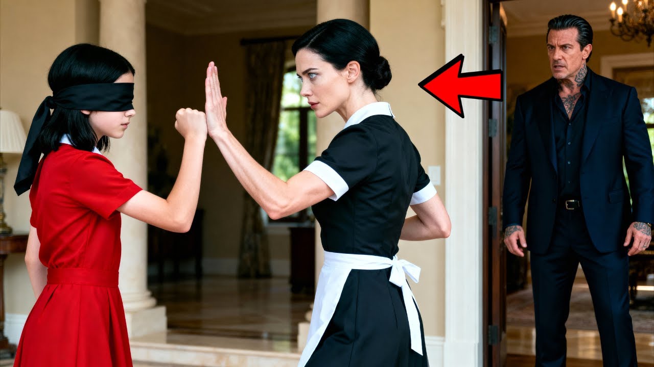 Mafia Boss Caught His Maid Teaching His Blind Daughter To Fight — But The Truth Left Him Speechless
