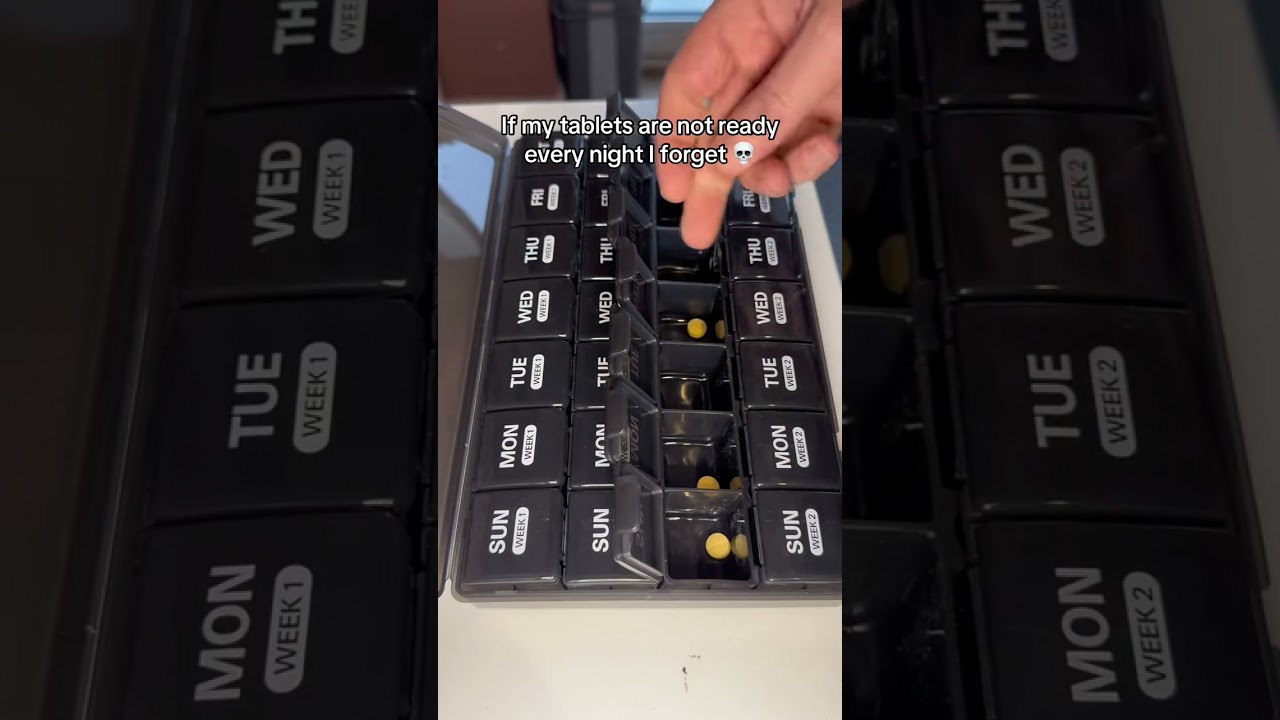 4-Week Pill Organizer for Easy Medicine Management 