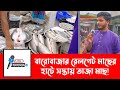 বারোবাজার রেলগেট মাছের হাটে আজকের মাছের দাম | সস্তায় দেশি মাছ | Barobazar Fish Market Price Today