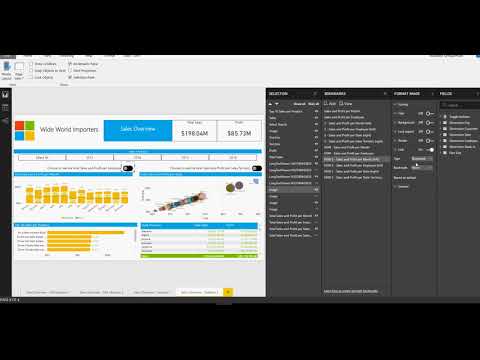 Power BI Bookmarking