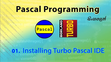 How to set your PC to code PASCAL ? | Turbo Pascal installation | Sinhala | @resourceict