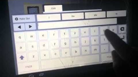 Creating new folder word list Dynavox Compass