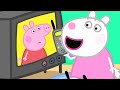 Peppa Pig is on TV | Family Kids Cartoon