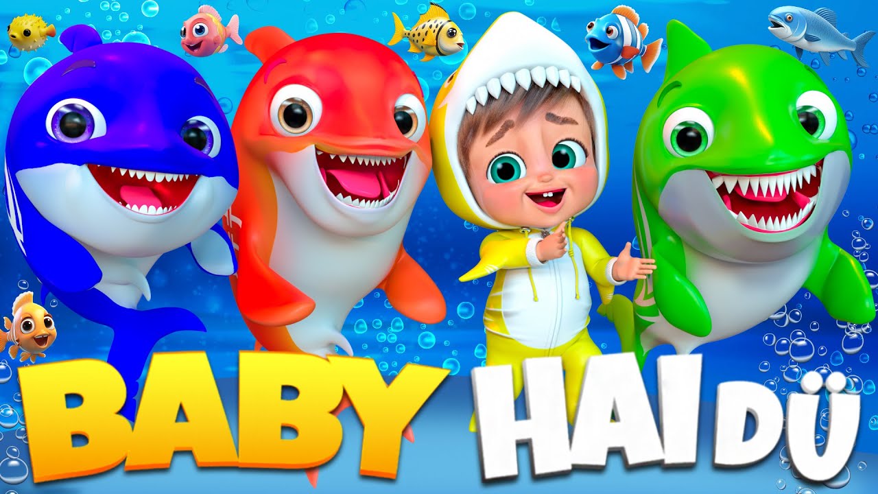 Tanzen mit Baby Hai | Kinderreime für Kinder | Tanzlieder | Super Luca Deutsch #kinderlieder