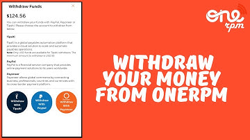 How to Withdraw Money From ONErpm
