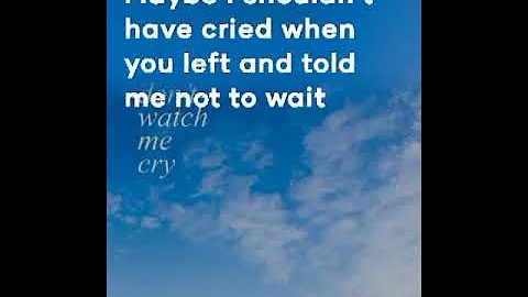 Don't  Watch Me Cry_(Official_Li...  Michelle, Tot...