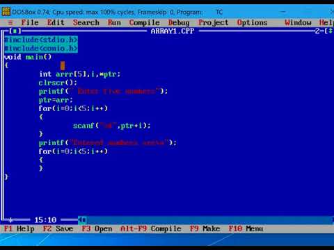 Accessing integer Array Using Pointer
