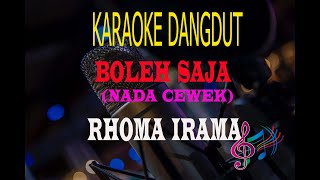 Karaoke Boleh Saja Nada Cewek - Rhoma Irama (Karaoke Dangdut Tanpa Vocal)
