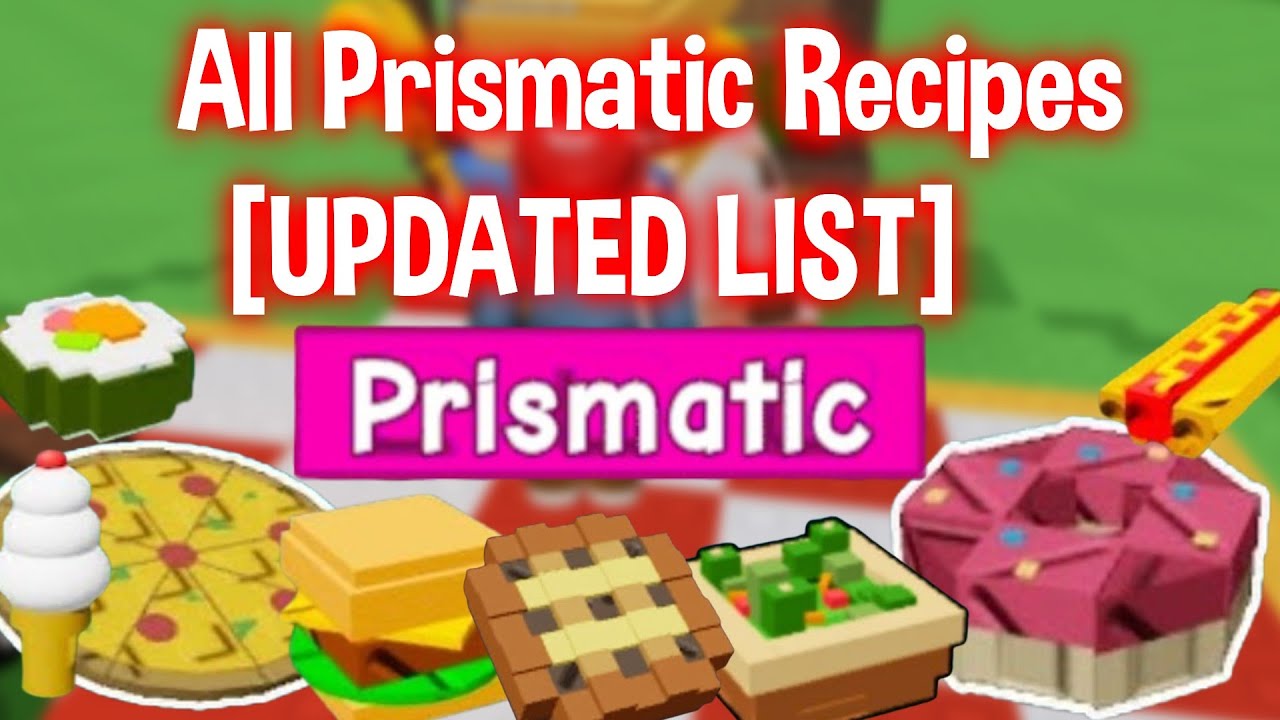 ALL PRISMATIC RECIPES IN GROW A GARDEN *Secret Cooking Recipes* #roblox ...