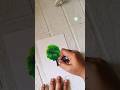 How to draw easy tree using Doms oil pastel colours/oil pastel drawing/art shorts #shorts #artshorts