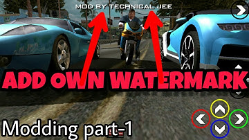 How to add own watermark in gta sa android | (without pc)
