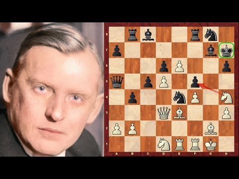 Alexander Alekhine Immortal Game! vs Alan Linnell Fletcher - London 1928  (Chessworld.net) - Amazing 