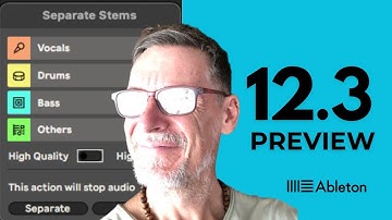 Ableton Live 12.3 Preview: Stem Separation + Splice Integration
