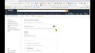 Deleting Voice Recordings for Amazon (Alexa)