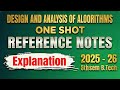 DAA One Shot | 20 Minutes Revision | AKTU | BCS503 