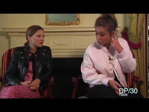 Léa Seydoux and Adèle Exarchopoulos Blue Is The Warmest Color DP30 interview