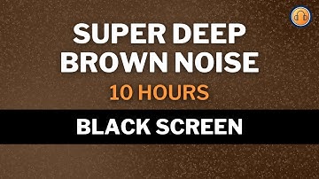 Celestial Brown Noise to Deep Sleep Within 3 Minutes - Black Screen for Relaxation