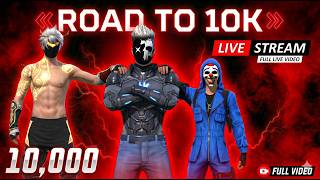 ROAD TO 10K 🔥 TERMINATO FF💀🔥#freefirelive #terminato ff #freefiremax