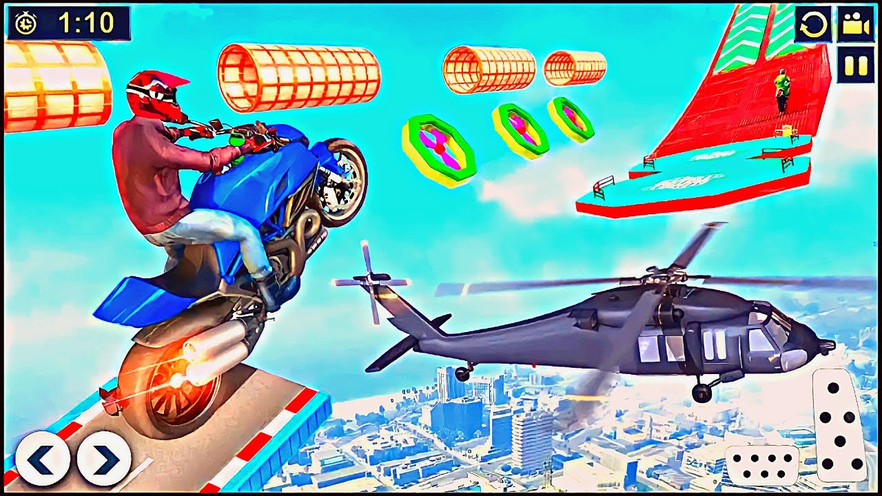 GT extreme bike racing - super bike racing mega ramp stunts - android gameplay