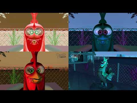 The Rooster Hit By A Portrait Effects Sponsored By Klasky Csupo 2001 Effects Combined