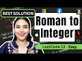 Roman to Integer - LeetCode 13 - Python #leetcode #leetcode150 #topinterview150