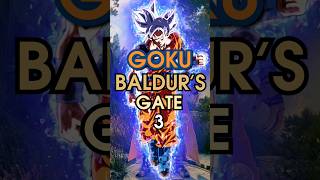 how to build GOKU in Baldur's Gate 3 in 1min - Monk/Barbarian #shorts #baldursgate3 #dragonball screenshot 3