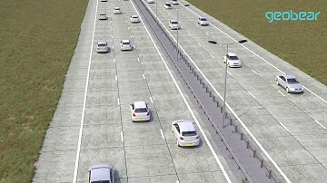 Geopolymer injection animation for concrete road stabilisation