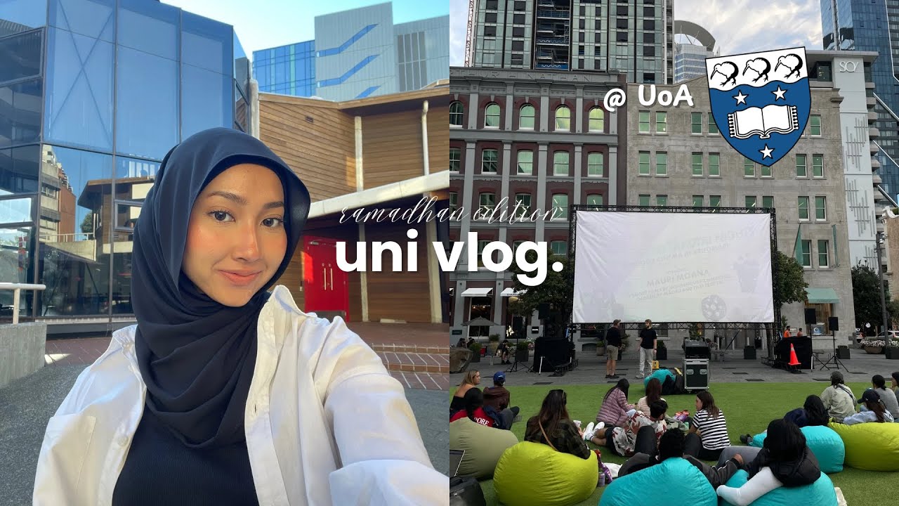 UNI VLOG | first week of class, classes in ramadan, study with me, study abroad, uni of auckland