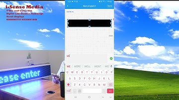 Haidu HD WiFi LED scroll board programming with LED art