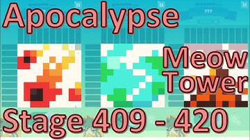 Meow Tower: Nonogram (Offline) Walkthrough Level 409 - 420 (Apocalypse Level)
