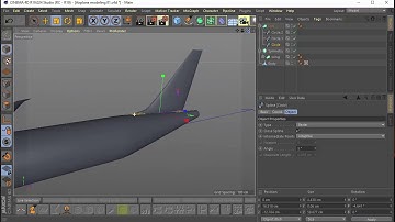 Boeing 777-200 Airplane Modeling Maxon Cinema 4D Tutorial Part 3