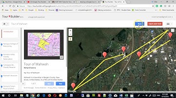 Google Tour Builder: Sharing