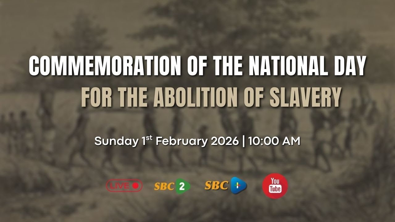 SBC LIVE | COMMEMORATION OF THE NATIONAL DAY FOR THE ABOLITION OF SLAVERY - 01.02.2026