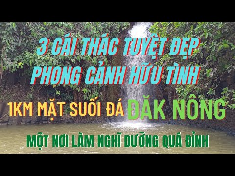 Video 1KM MẶT SUỐI ĐÁ,PHONG CẢNH HỮU TÌNH,3 CÁI THÁC TUYỆT... - youtube