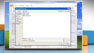 Outlook 2010: Export and import PST files in Windows® XP