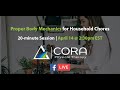 LIVE with CORA: Proper Body Mechanics for Household Chores