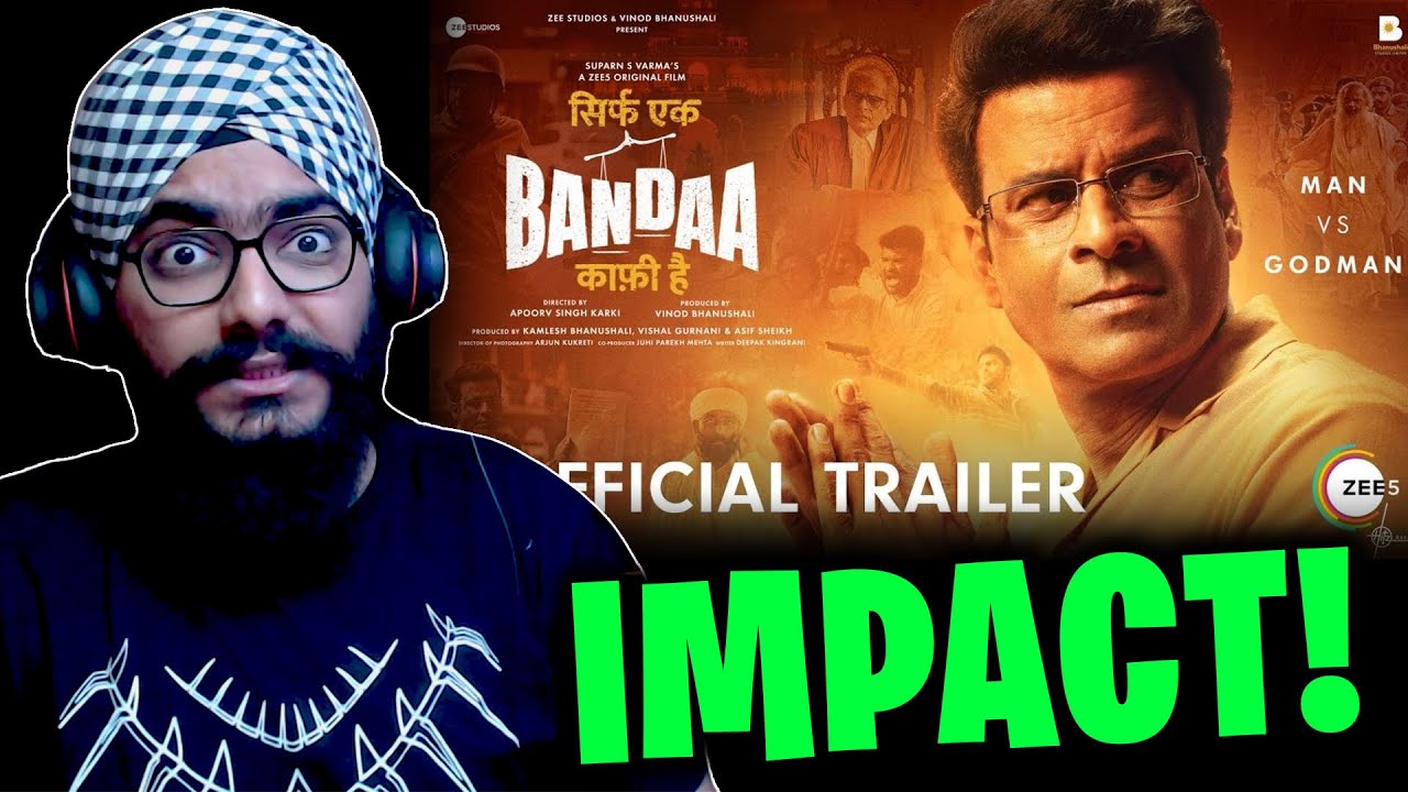 Bandaa Trailer REACTION | Manoj Bajpayee 🔥🔥