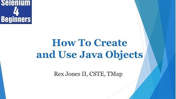 ✔ How To Create and Use Java Objects | (Video 34)