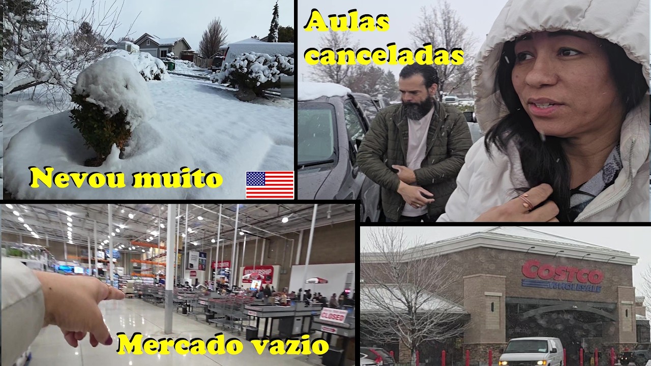 Três dias de neve por aqui-Sem aulas