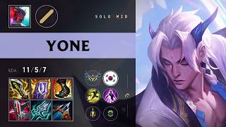 Yone Mid vs Garen - KR Challenger Patch 26.16