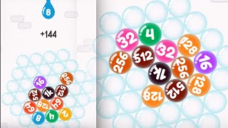 Bubble Drop ⭐️ 旋轉的2048  有創意但好暈啊啊啊... screenshot 3
