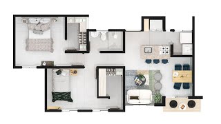 Palo Verde / Alternativa de Apartamento 3