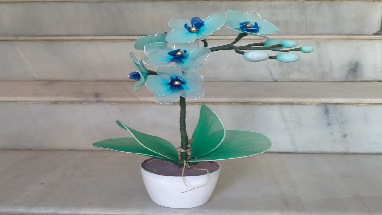 How to Make a Nylon Orchid YouTube