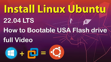 How to set up window Ubuntu 22.04 LTS/របៀបដំឡើង Ubuntu និង boot window ubuntu ចូល flash drive