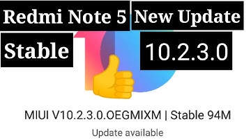 Redmi Note 5 New Update released 10.2.3.0 || Redmi Note 5 Stable Update 10.2.3.0 || First Overview