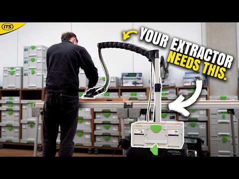 Festool Dust Extraction Boom Arm Setup