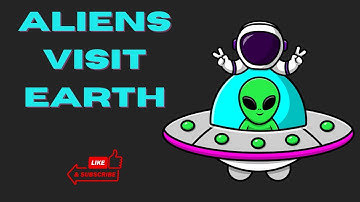 Alien Visit - A visitor from outer space takes a look around Earth.